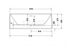 DURAVIT Wanna wolnostojąca DuraFoga 1700 700 x 475 mm biała | 700573000000000